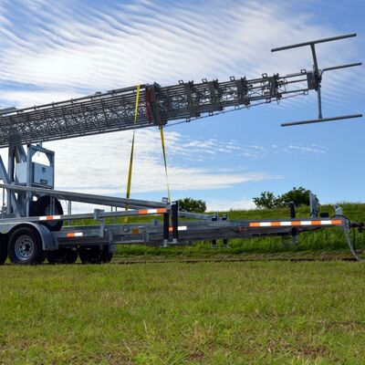 망원경 튜버화 된 철강 자부지 15 20 25M 5G 4G 와이파이 야외 통신 타워