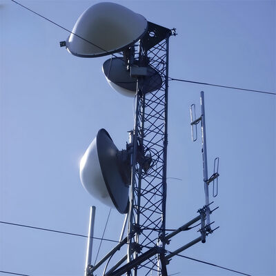 20m-200m 고출력 열연 아연 도금 가이선식 FM TV 방송 송신 타워 (라디오 텔레비전 신호 송신용)