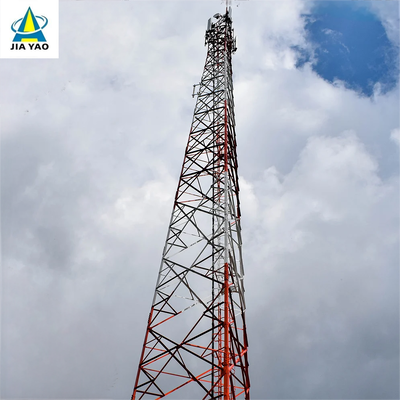 33M Zinc Aluminum Coated 3 Legged Telecom Tower High Load For Suburban 5G