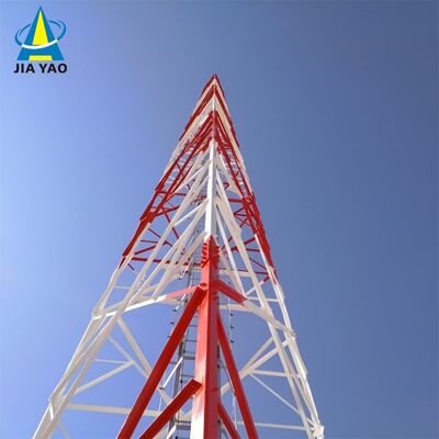 38M Bolt Connected 3 Legged Tower Easy Transport For Remote Village Coverage