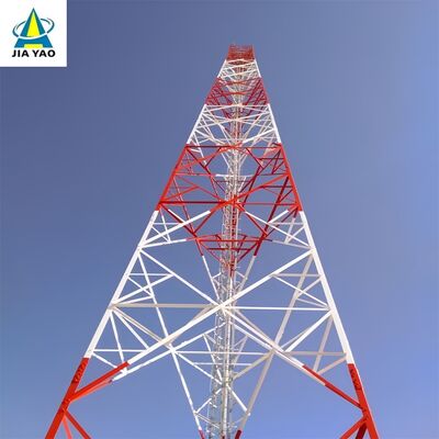 임시 네트워크 배치를 위해 재사용 가능한 52M Q355 강철 3 다리 각도 강철 타워