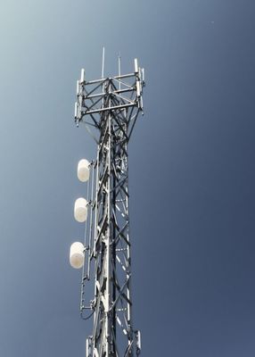 4G 5G 무선 통신 통신 태양광 전기 통신 라디오 3 다리 각형 철탑
