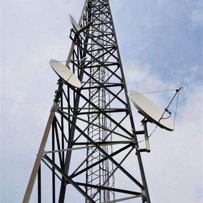 30 40 50 미터 라디오 3 다리 앵글러 스틸 타워 5G 네트워크 진료 마이크로 웨브 통신 타워