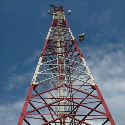 30m 진열제 강철 단 기둥 통신 안테나 단 기둥 휴대 전화 라디오 단 기둥 타워