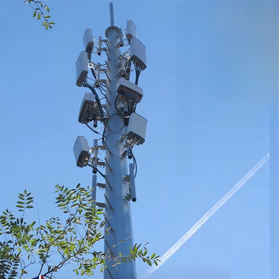 전기통신 WIFI 휴대용 GSM 기지국 타워 모노폴 30미터 마이크로파 웨이브 가이드 전송
