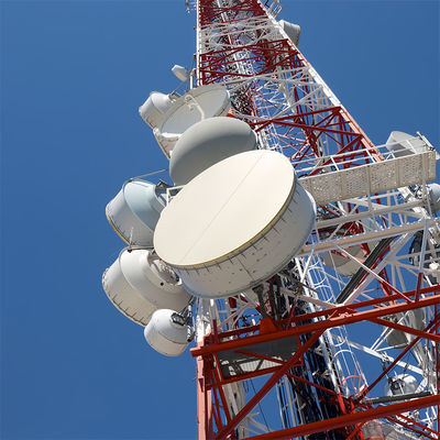 5G 네트워크 와이파이 안테나 베이스 스테이션 자립 안테나 타워 4 다리 셀룰러 야외 TV 타워