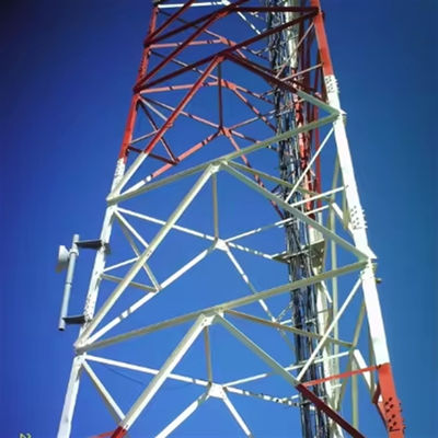 45m 각 강철 격자 자기 지원 안테나 타워 공급자 4g 5g 타워