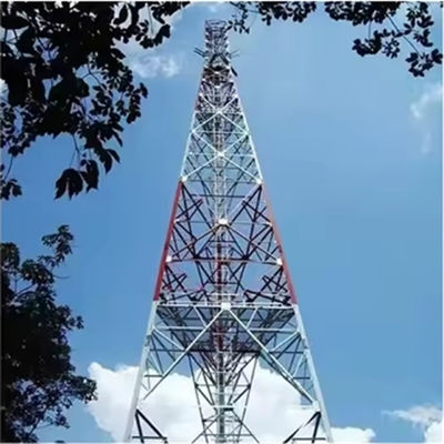 45m 각 강철 격자 자기 지원 안테나 타워 공급자 4g 5g 타워