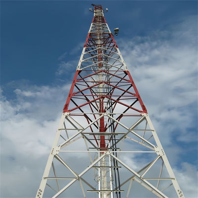 10 - 60 M 미터 자급자족 인터넷 5G 통신 타워 안테나 3 다리 타워