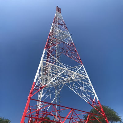 10 - 60 M 미터 자급자족 인터넷 5G 통신 타워 안테나 3 다리 타워
