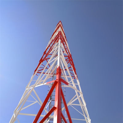 40m Shelter 통신 타워 3 다리 앵글러 스틸 파이프 타워