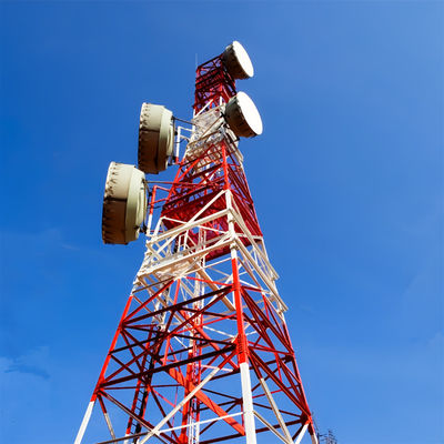 자기 지원 안테나 타워 4 다리 타워 가연 20m - 55m 60m
