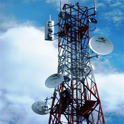 20m 40m 45m 50m 네 다리 강철 기둥 GSM 셀룰러 통신 BTS 안테나 통신 타워