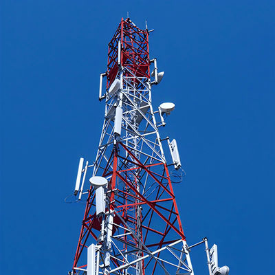 20m 40m 45m 50m 네 다리 강철 기둥 GSM 셀룰러 통신 BTS 안테나 통신 타워
