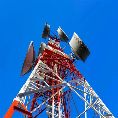 20m 40m 45m 50m 네 다리 강철 기둥 GSM 셀룰러 통신 BTS 안테나 통신 타워