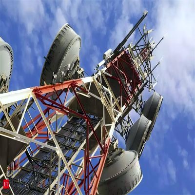 4g 무선 야외 TV 휴대 전화 통신 위성 마이크로 웨이브 라디오 안테나 레티스 타워 4 다리 각 타워