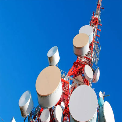 작업 플랫폼 태양광 전기 GSM 기지 역전화 안테나 통신 타워 4 다리 각형 철탑