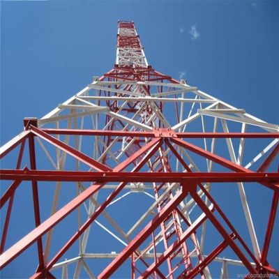 30m 45m 50m 60m TV 안테나 마스트 타워 3 &amp; 4 다리 앵글 스틸 야외 TV 타워