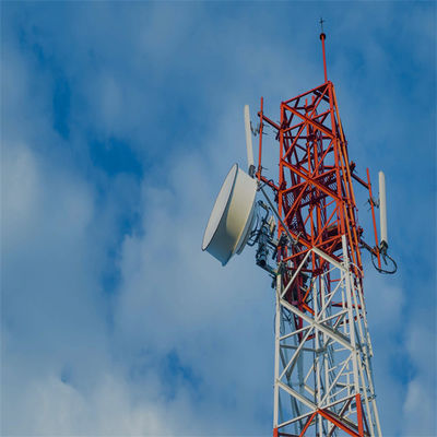무선 5G 안테나 타워 4 다리 각 강철 철자 자부조선 타워