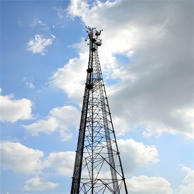 핫 디프 젤바니지드 자기 지원 3 다리 타워 튜블 GSM 안테나 통신 타워