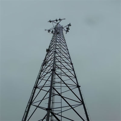 통신 안테나 GSM 와이파이 네트워크 자부족 셀 타워 3 다리 튜블러 셀룰러 마이크로 웨이브 통신 타워