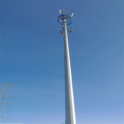 OEM 고탄력 강철으로 장전 된 바이오닉 모노폴 통신 타워