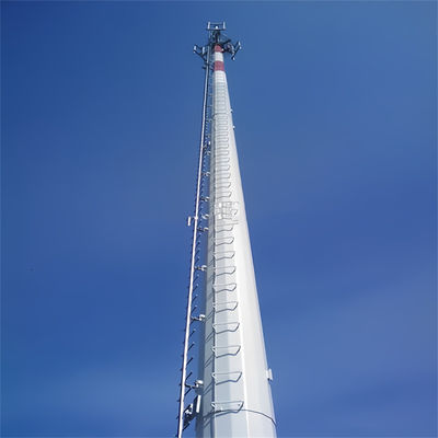 높은 자부족 둥근 기둥 단독 철탑 GSM 통신 마스트 타워 20m 30m 40m