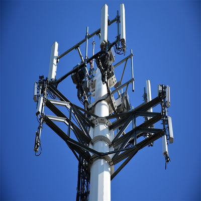 전기통신 WIFI 휴대용 GSM 기지국 타워 모노폴 30미터 마이크로파 웨이브 가이드 전송