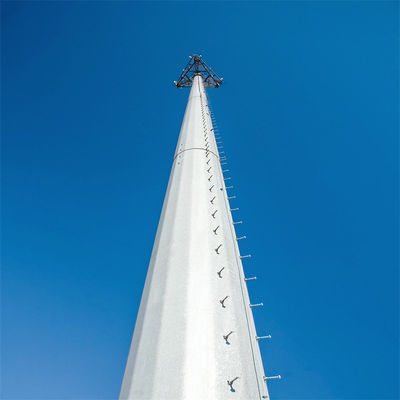 30m 통신 단독 안테나 타워 ASTM A123 Q345B/A572