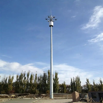 30m 통신 단독 안테나 타워 ASTM A123 Q345B/A572