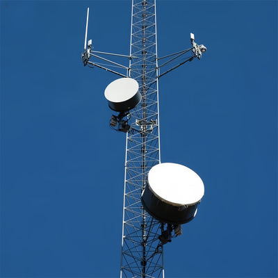 3 다리 네트워크 라디오 5G 안테나 가이드 와이어 타워 삼각형 진열 철