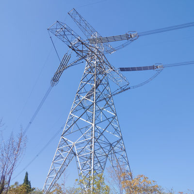 고전압 전력 전송 라인 타워 10KV 33KV 66KV 110KV