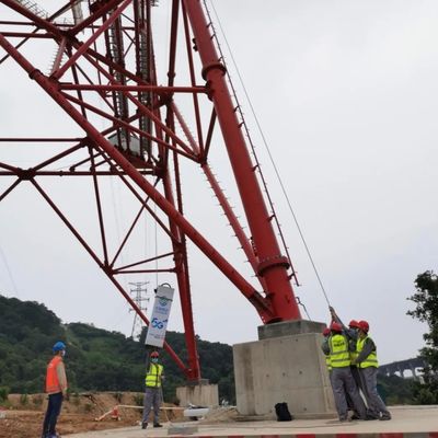 33KV ~ 110KV 전력 전송 타워 각기 철 타워 30-180 km/h 풍속