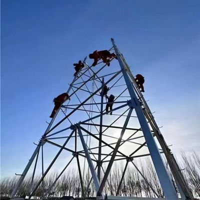 33KV ~ 110KV 전력 전송 타워 각기 철 타워 30-180 km/h 풍속