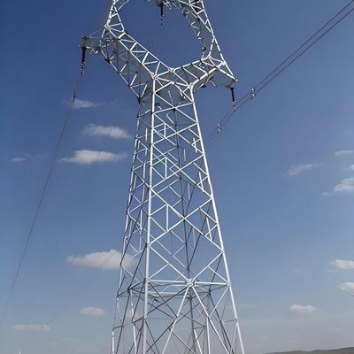 33KV ~ 110KV 전력 전송 타워 각기 철 타워 30-180 km/h 풍속