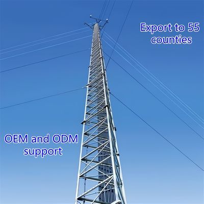 부식 저항 세 다리 철탑 야외 설치 및 무거운 부하를 운반 응용 프로그램에 적합