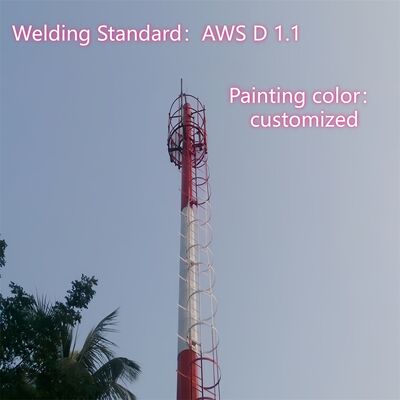 철 와이파이 휴대전화 안테나 타워 25m 40m 높이 네트워크 모바일 GSM 통신