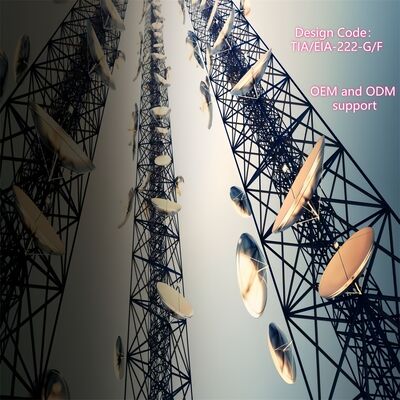 60M 3-튜브 맞춤형 3 다리 진열 강철 자부 지원 와이파이 GSM 마이크로파 통신 기지 역 타워