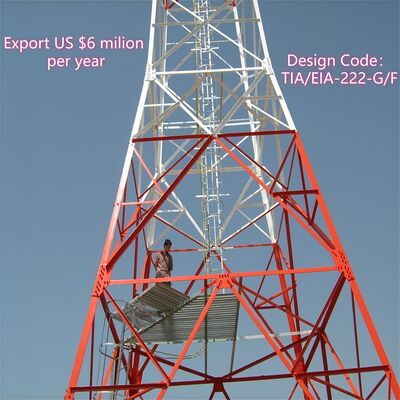 20 30 40M 4 다리 앵글러 스틸 레티스 내구성 5G 와이파이 셀 신호 부스터 통신 타워