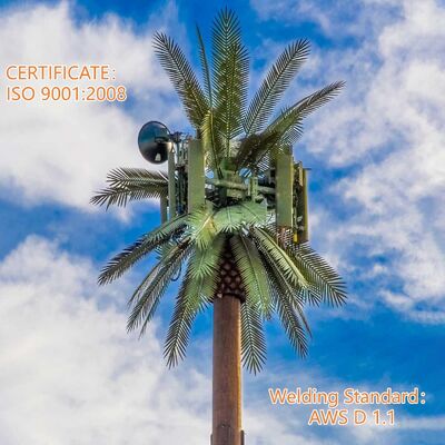 45m 시뮬레이션 나무 통신 타워 알루미늄 합금 30m LTE 네트워크 도시 공원 환경 친화적