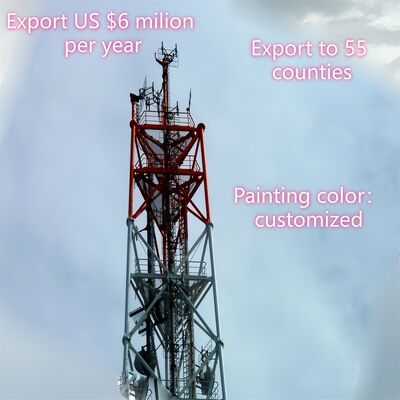 강하고 내구성 있는 3 다리 튜버 철탑 산업의 까다로운 부하와 환경 요구 사항을 충족하도록 설계