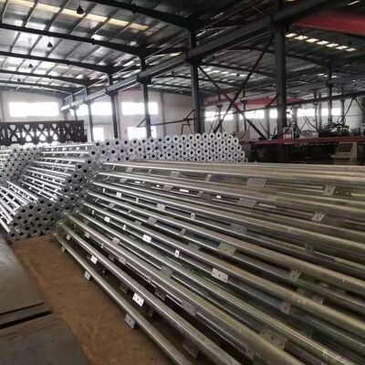 무거운 가이즈 3 다리 튜버 스틸 타워 강력한 구조적 지원을 제공하는 통신 및 유틸리티 설비