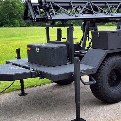 이동용 트럭 탑재 망원경 젤리화 철강 15 20 25 30M 5G 4G 와이파이 통신 타워