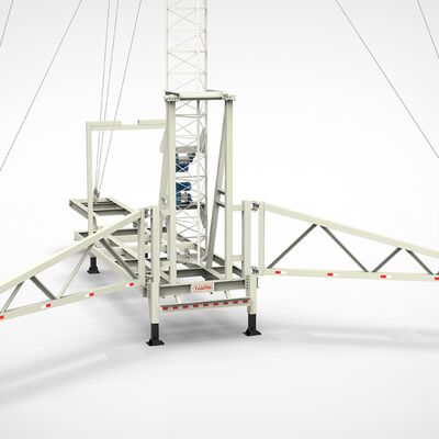 이동용 트럭 탑재 망원경 젤리화 철강 15 20 25 30M 5G 4G 와이파이 통신 타워