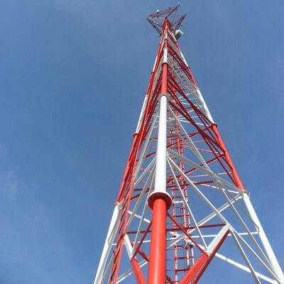 Heavy Duty 3 Legged Tubular Steel Tower Providing Robust Support for Transmission Equipment and Communication Systems