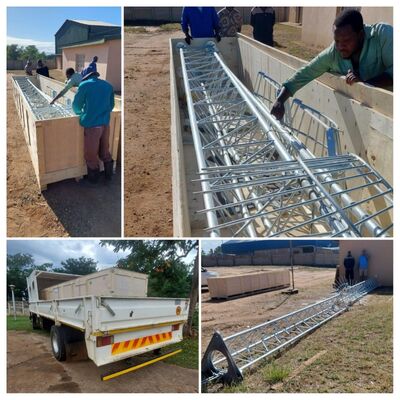 5G 통신, FM 방송, 풍력 모니터링용 맞춤형 20m-120m 열연 아연 도금 강선 타워