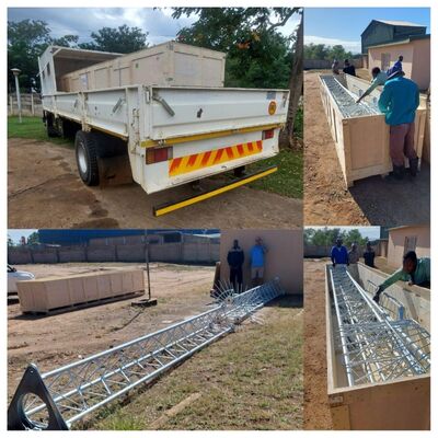 10m-150m 고 정밀 핫 디프 가루화 된 가이드 바람 측정 마스트 타워 풍력 농장 기상 모니터링