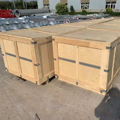 10m-30m 재해 구호 예비 비상 통신을 위한 신속 조립 접이식 가이드 와이어 타워