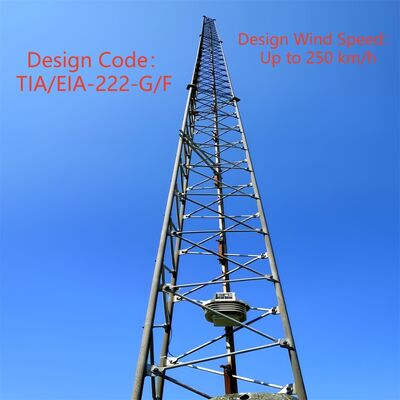 15 23 31M Low Maintenance 3 Legged Tubular Steel Galvanized Outdoor 5G 4G Wifi Rural Telecom Tower