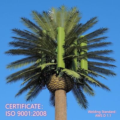 10 16 22M 주거 지역 생체 공학 나무 위장된 아연 도금 강철 자활하는 옥외 5G 4G 와이파이 통신 타워